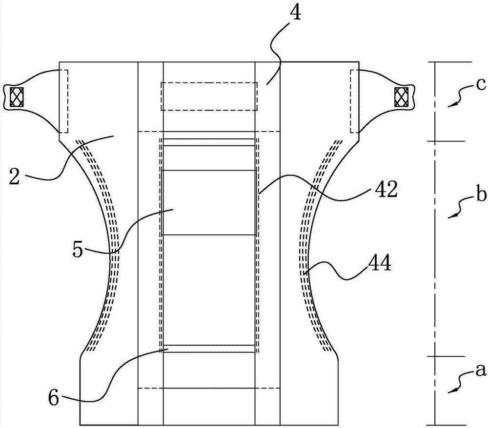 Isolation type paper diaper and production method thereof