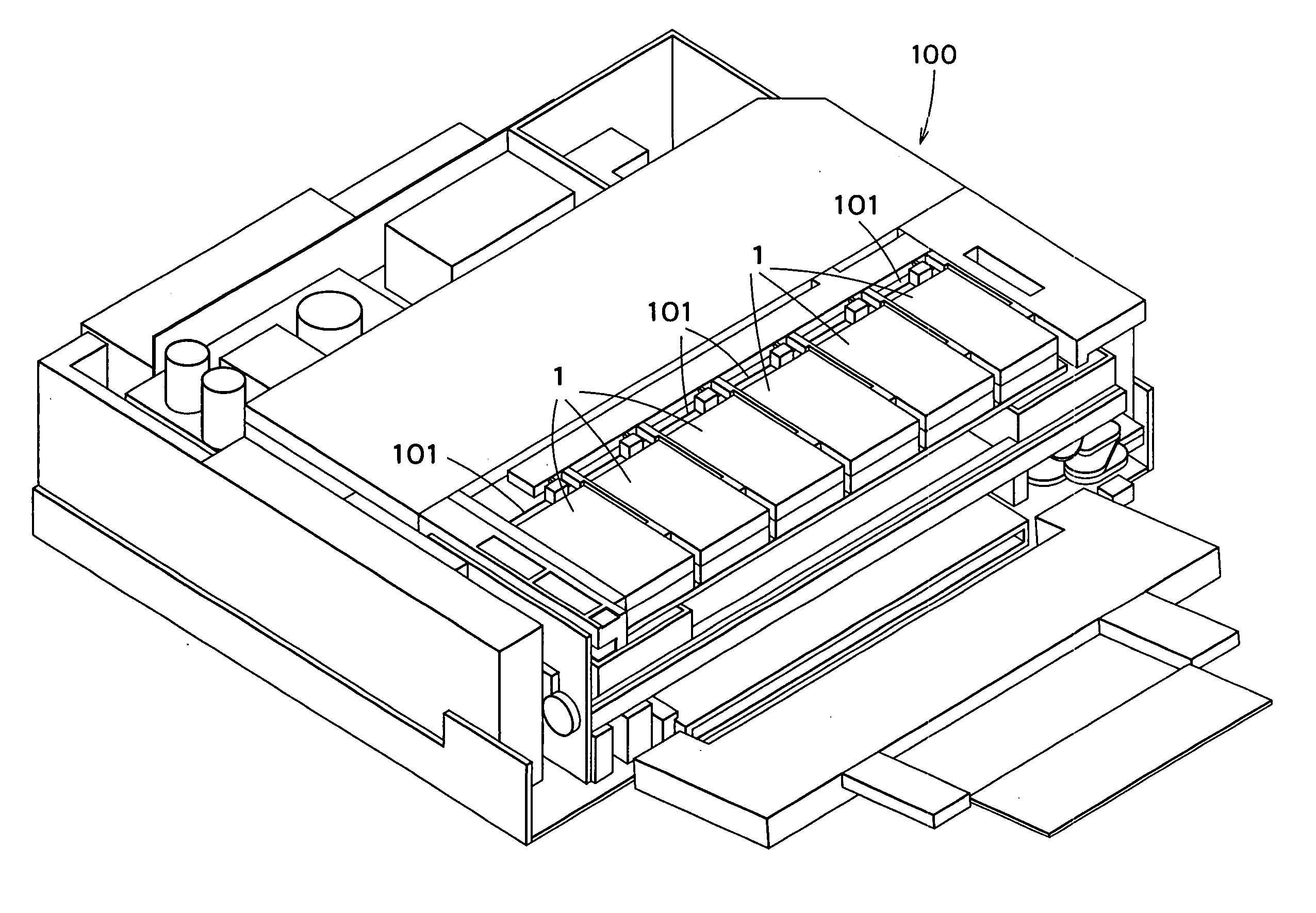 Liquid ejecting apparatus and liquid container holder thereof