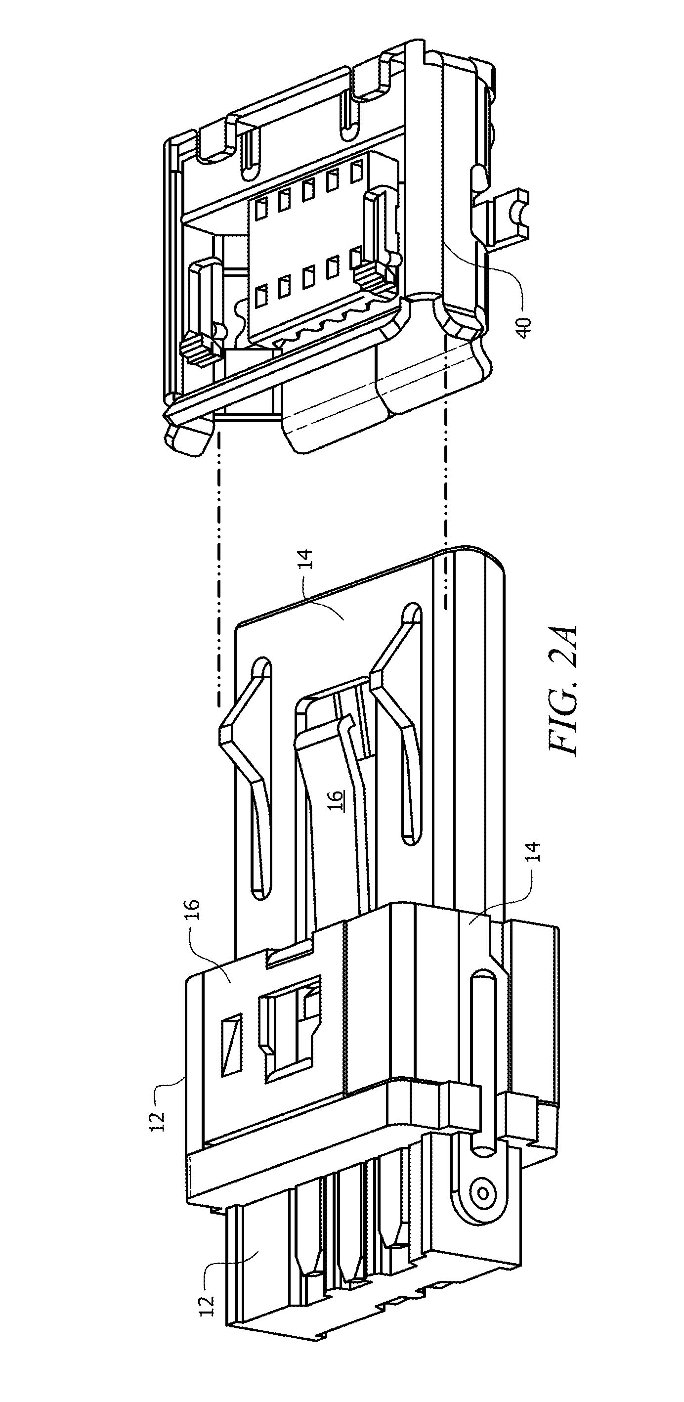 Communication connector with analog coupling circuit