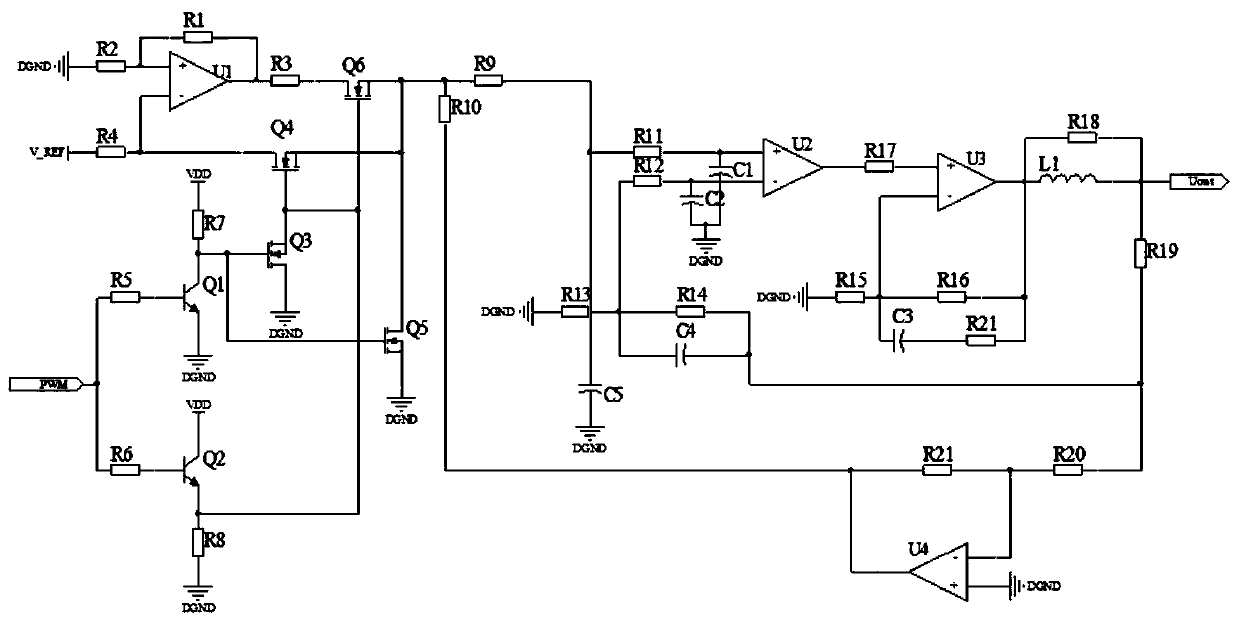 Pulse width modulation type constant current source circuit