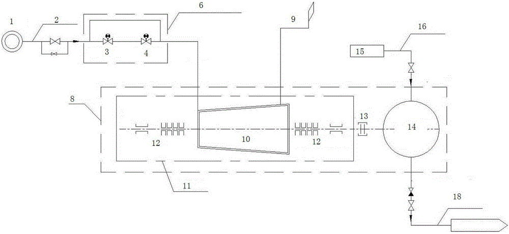 A steam-driven lubricating oil pump emergency oil supply system and method thereof