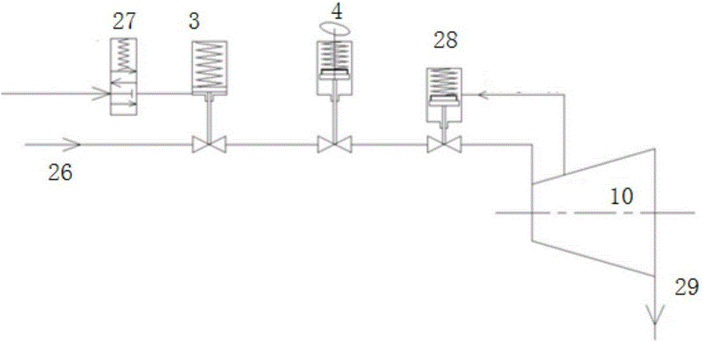 A steam-driven lubricating oil pump emergency oil supply system and method thereof