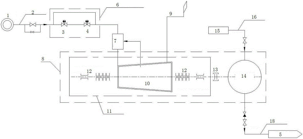 A steam-driven lubricating oil pump emergency oil supply system and method thereof