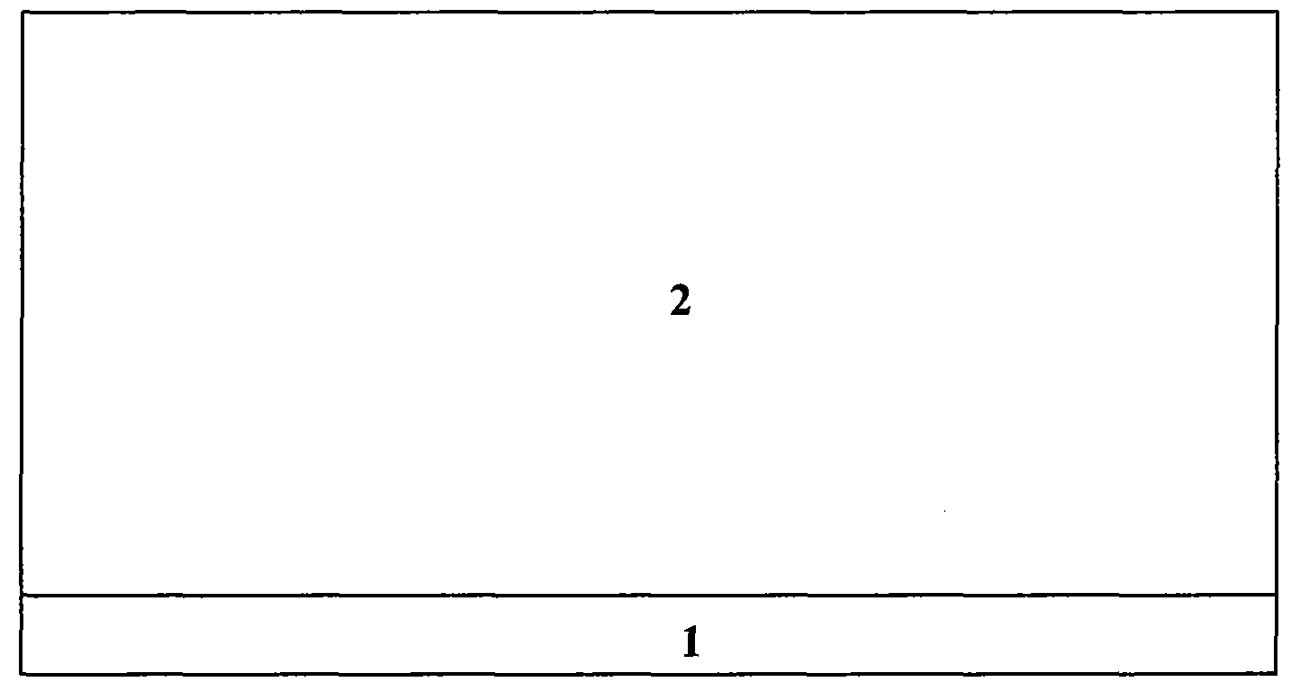 Method for preparing longitudinal high-pressure deep-slot transistor