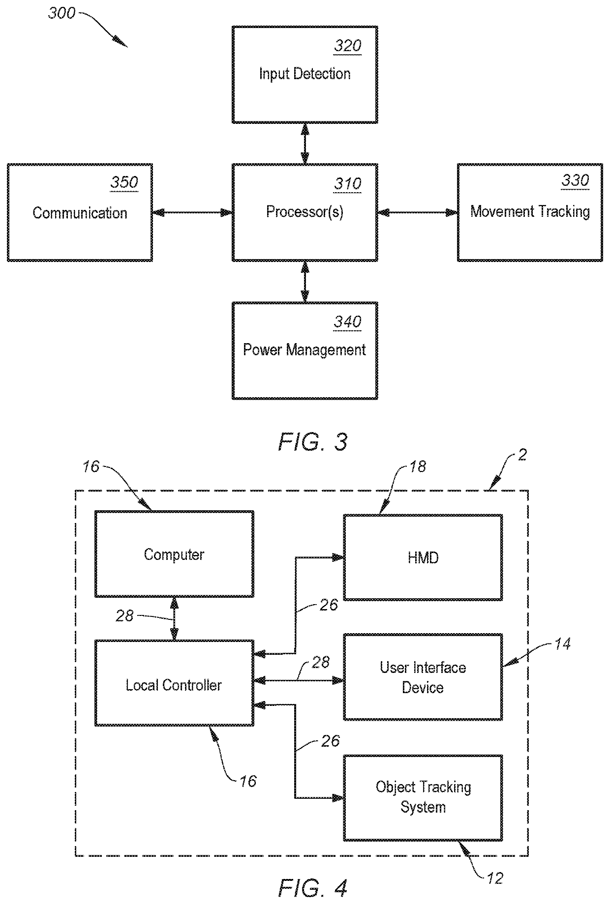 Input device for VR/AR applications