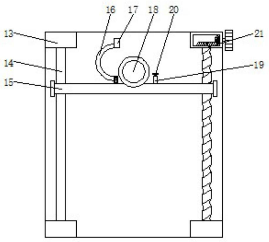 Waste collecting device for textile processing and production