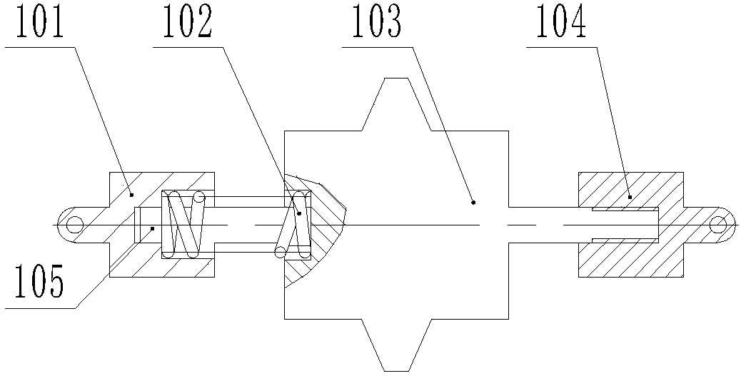 Vertical shaft rigid guide gap real-time monitoring device and measuring method