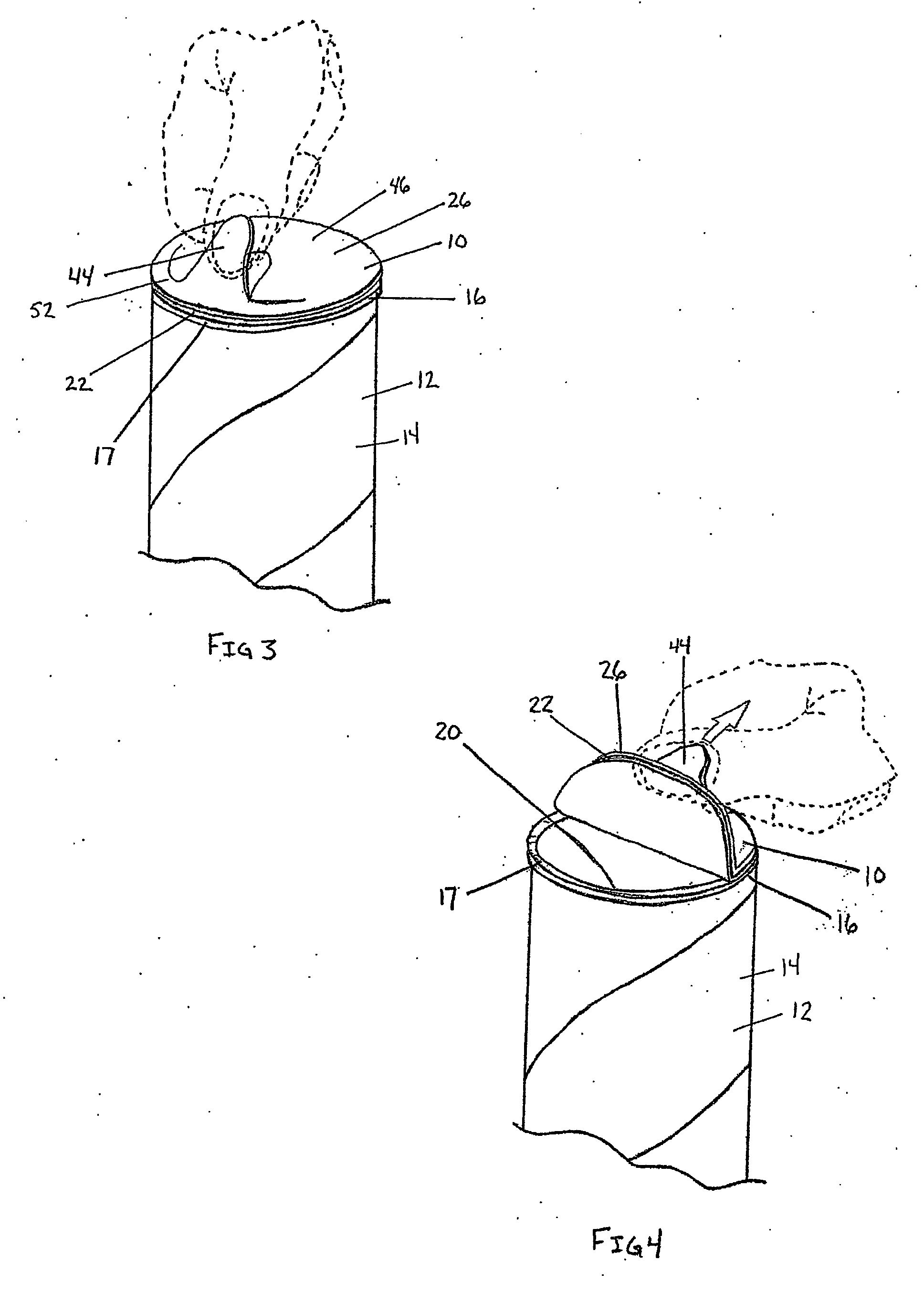 Membrane Closure for Container