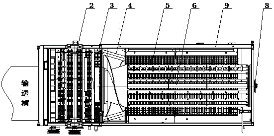 Cutting longitudinal flow threshing separation and cleaning device