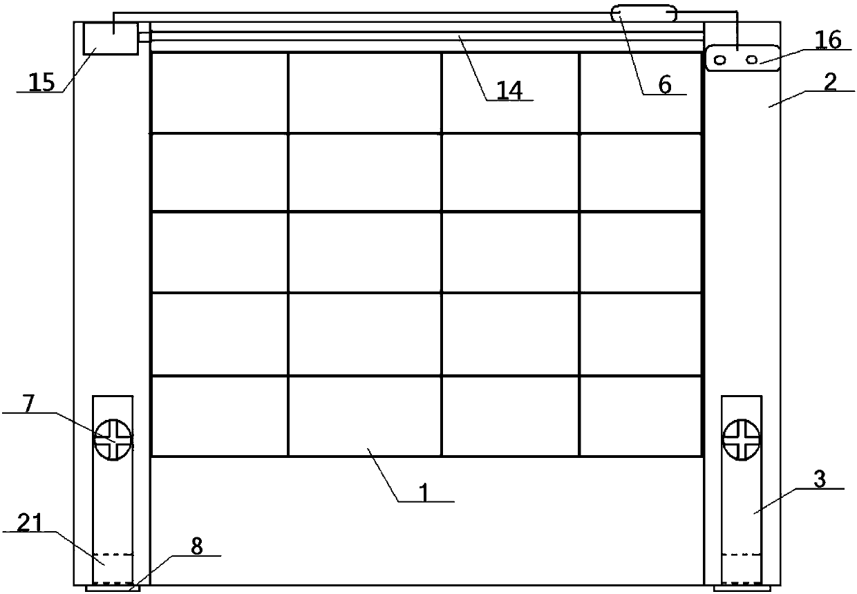 Strong fixing type tennis wall