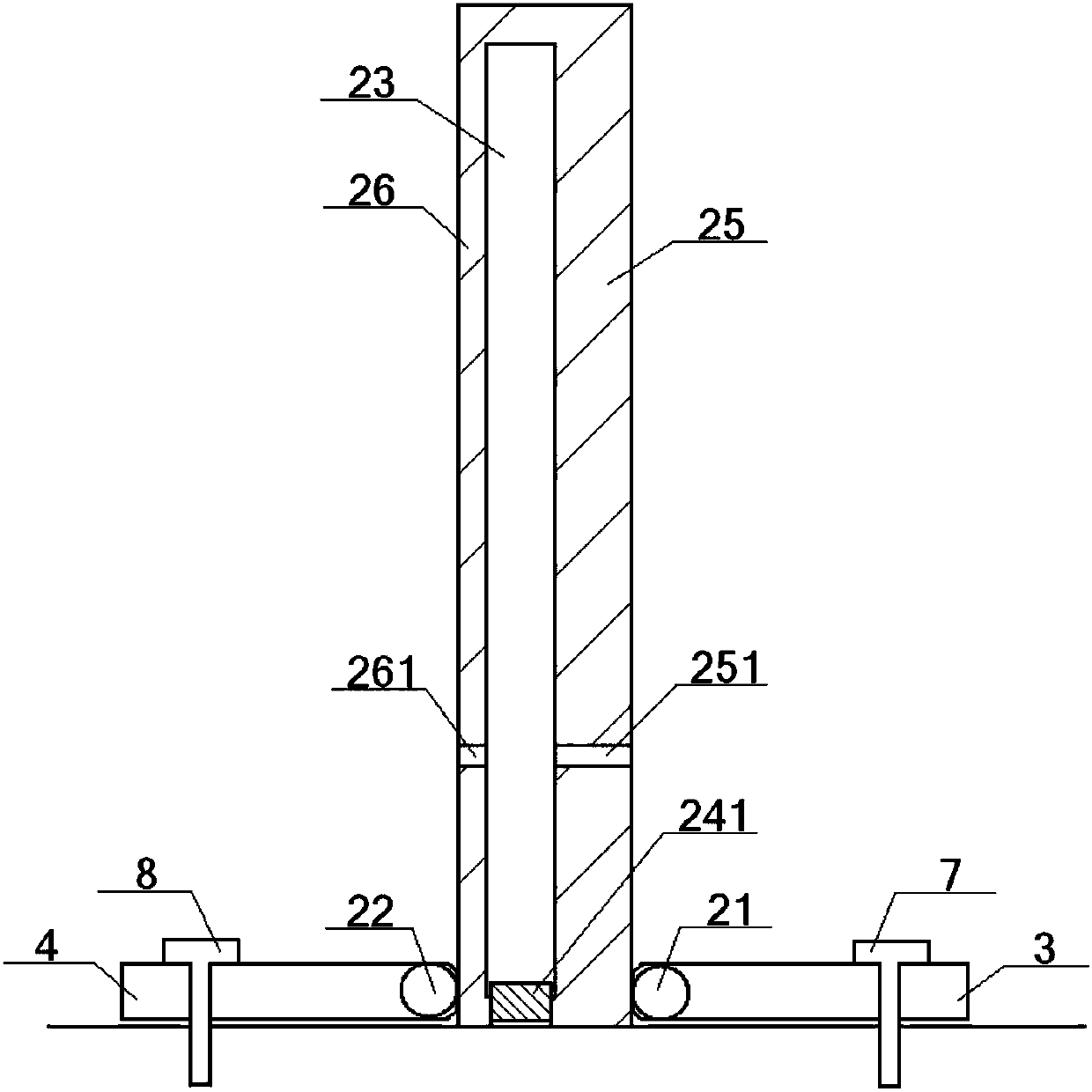 Strong fixing type tennis wall