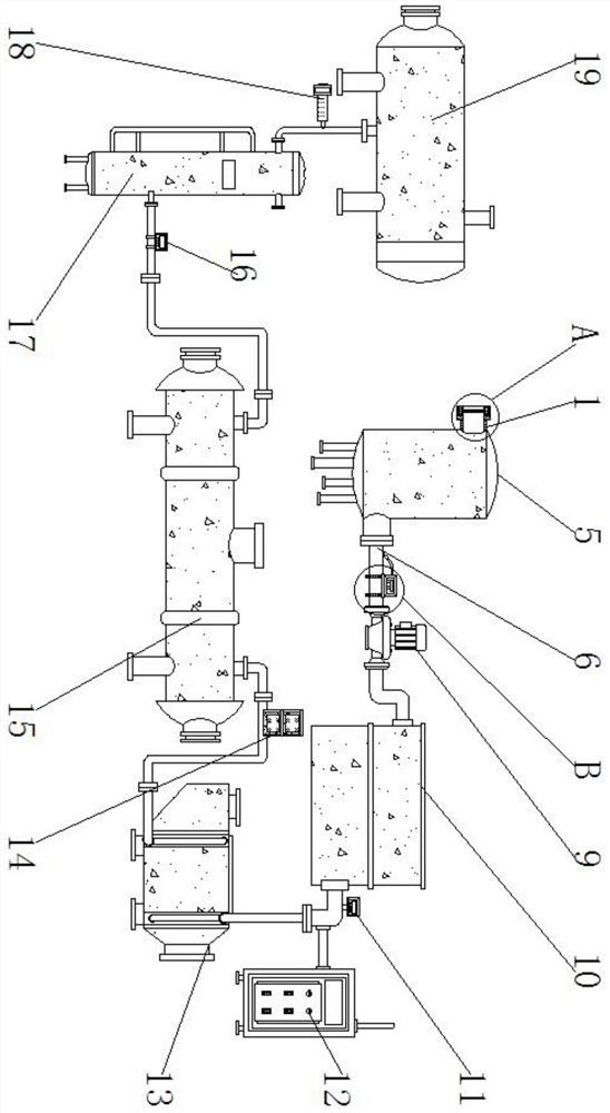 Online detection water quality sampling detection method based on IGCC combined cycle power generation