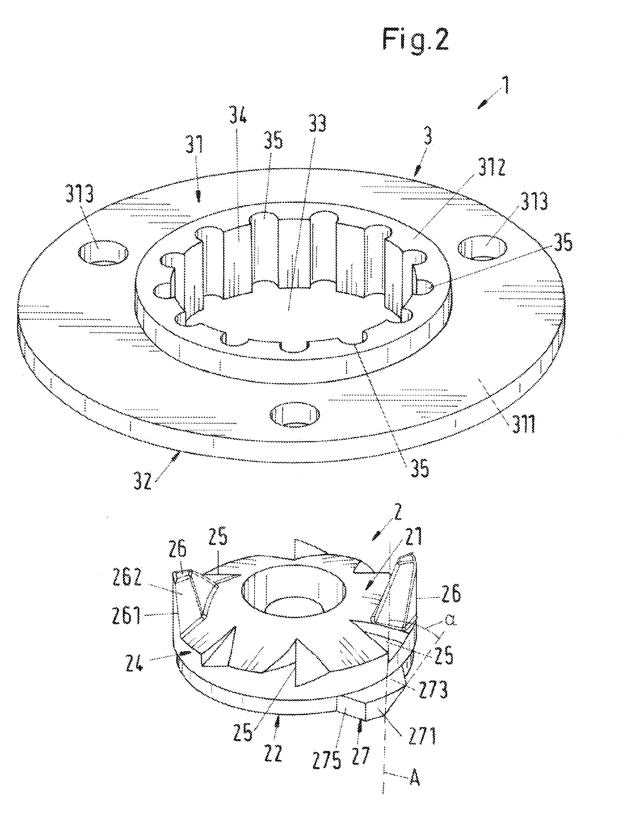 Shredding assembly for a grinder pump and centrifugal grinder pump