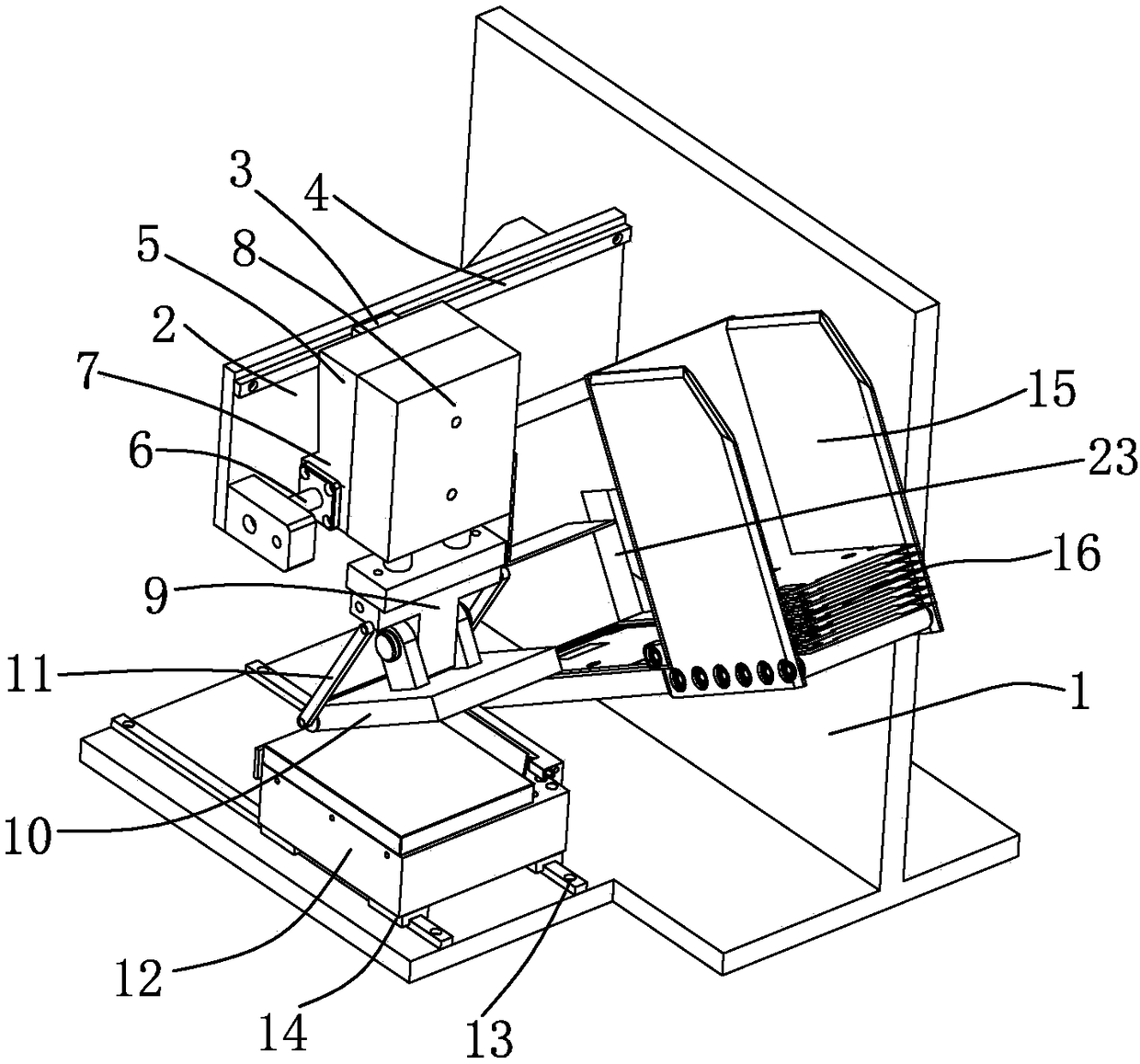 Device assisting in scanning financial accounting documents