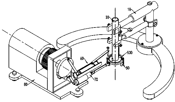 Clamping device for polishing metal material