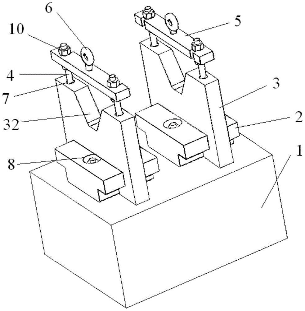 Tool for fixing and switching torque testing of valves