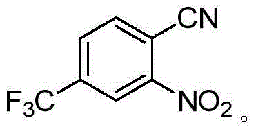 Preparation method for 2-nitro-4-trifluoromethyl cyanobenzene