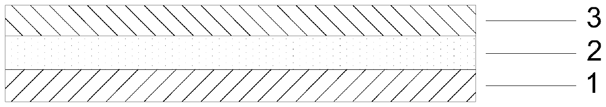 Ultralight/overweight non-silicon release film and preparation method thereof