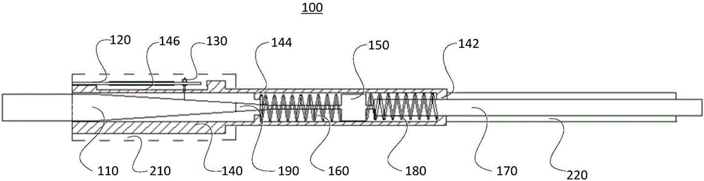 Integrated test device for stress and displacement of rock mass based on fiber bragg grating and system