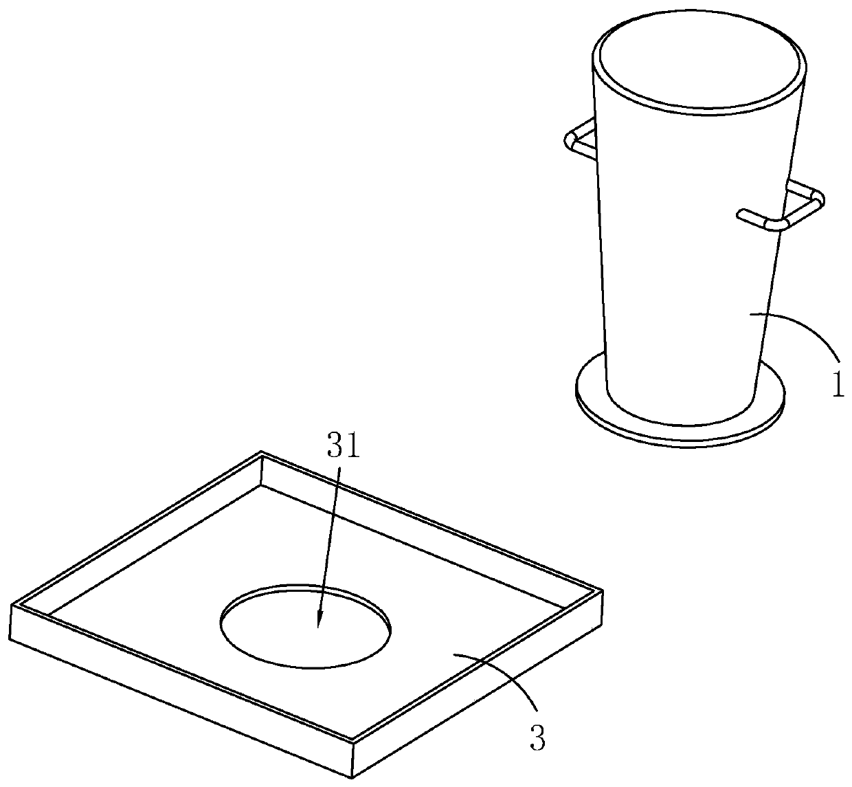 Sand filling method compaction detection system and detection method