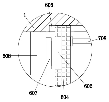 High-efficiency motor for new energy vehicles with back-blowing self-cleaning function