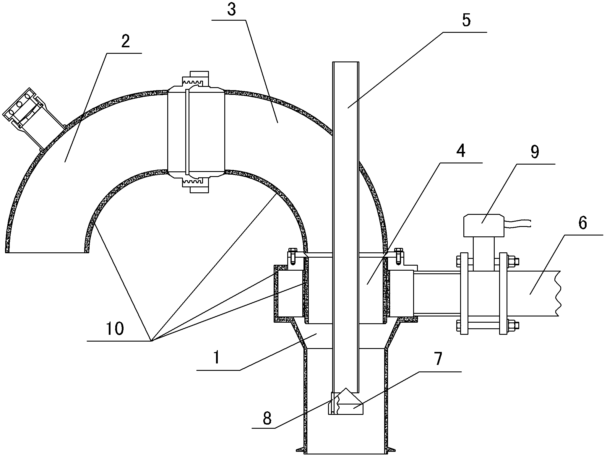 High-energy mixer for well cementation in oil and gas fields