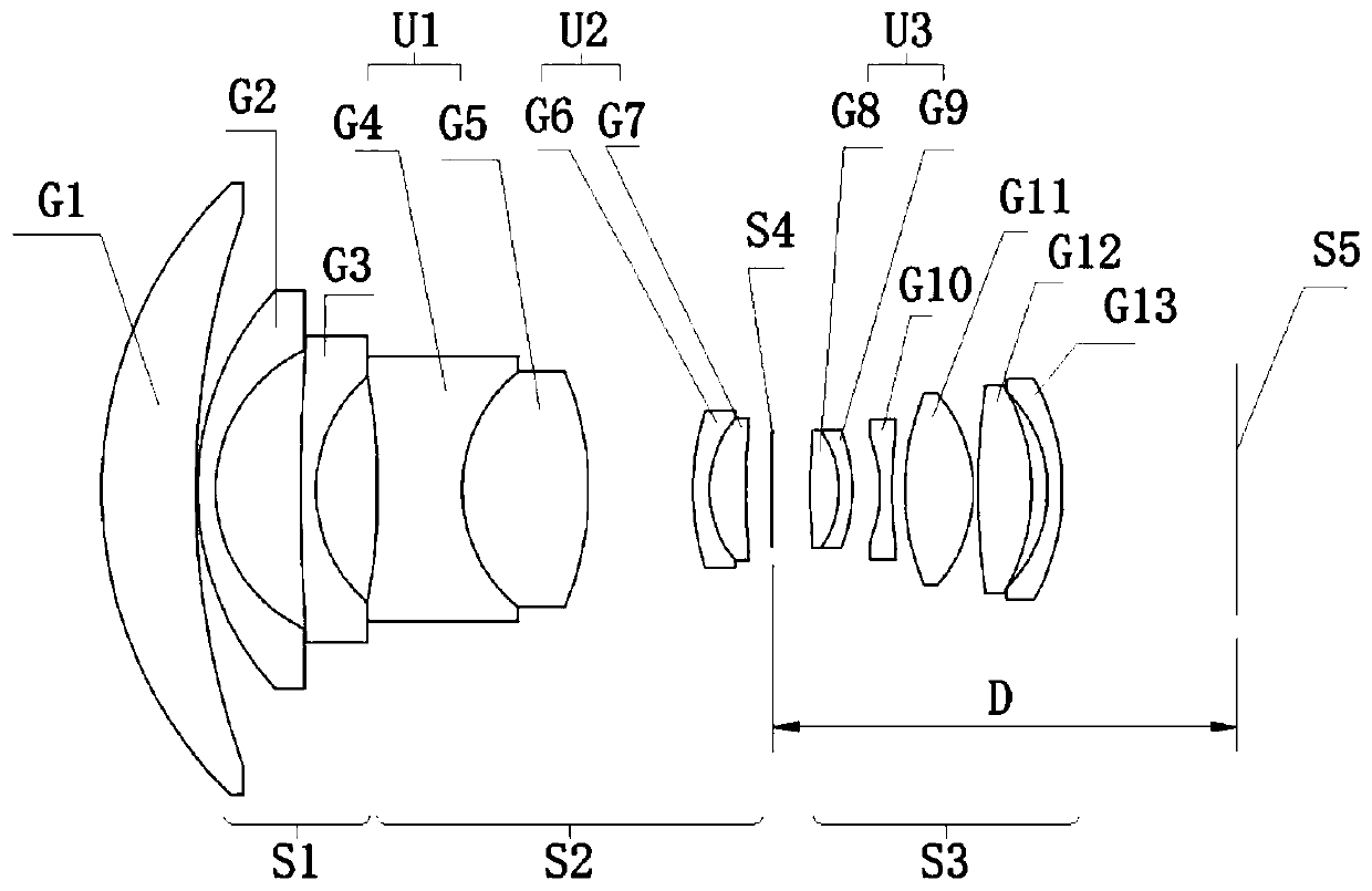 Low-distortion wide-angle lens