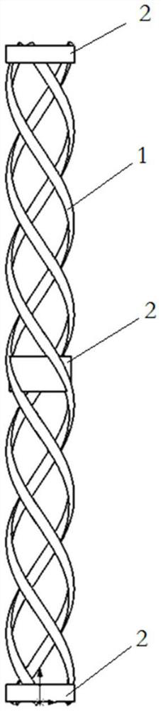 D-shaped fin for vibration reduction of tower