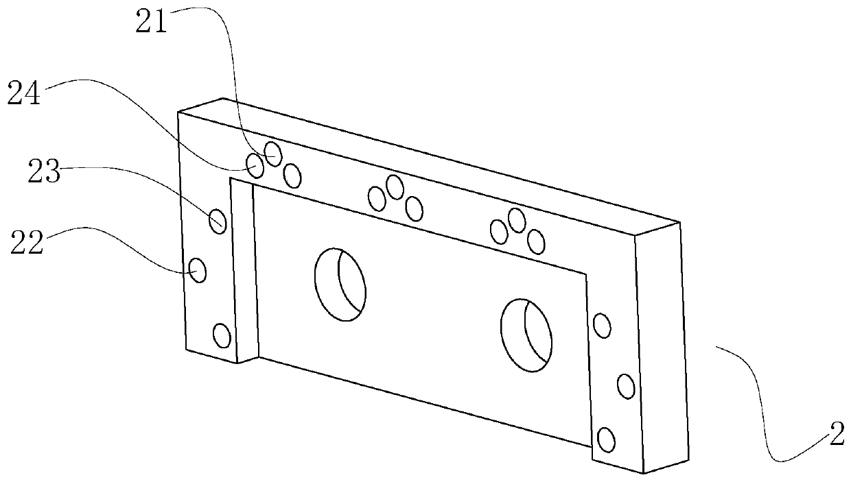 New energy automobile capacitor embedding tool