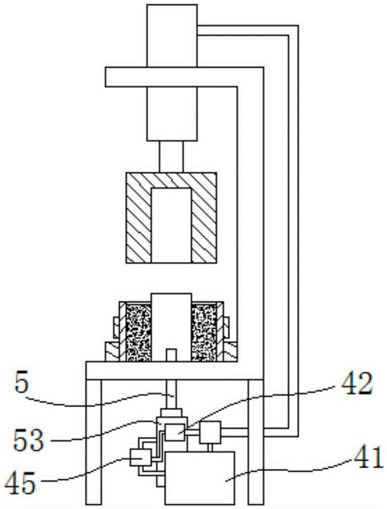 Demolding-convenient wasp nesting barrel molding machine