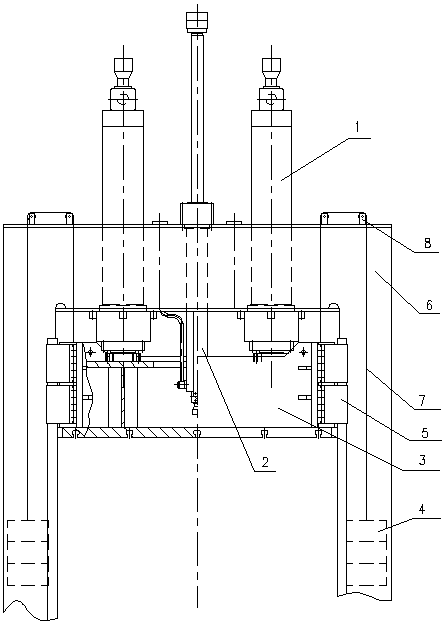 Safe and energy-saving hydraulic press