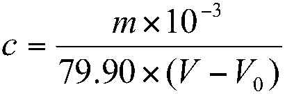 Method for determining titanium dioxide content in titanium concentrate