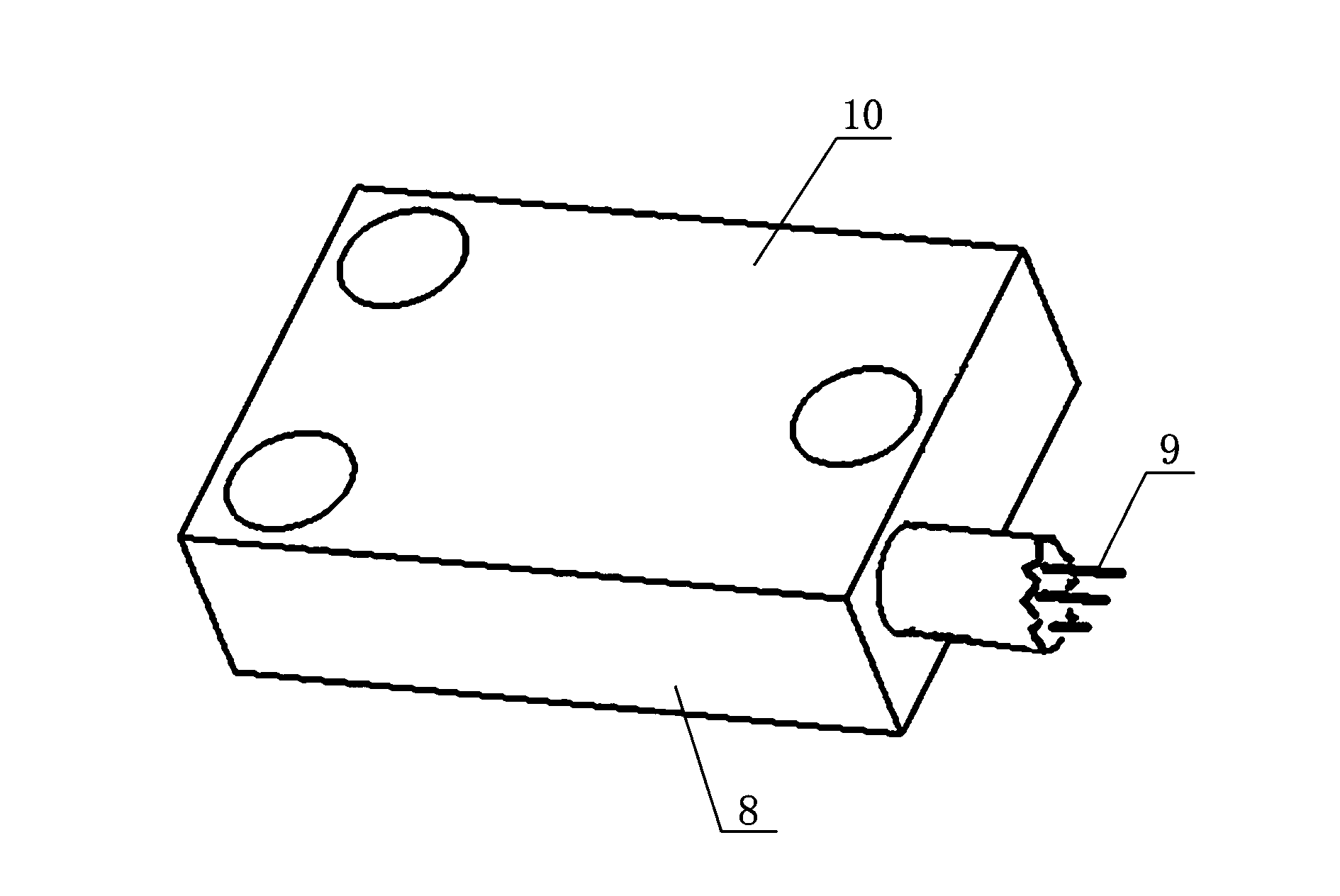 Method for encapsulating MEMS (micro electro mechanical system) high-range acceleration sensor