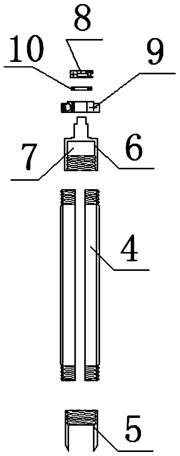 Sampling device for getting undisturbed cohesive soil in exploratory well exploratory trench