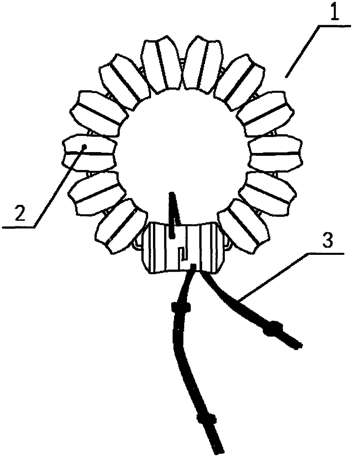 Implantable device for anti-gastroesophageal reflux