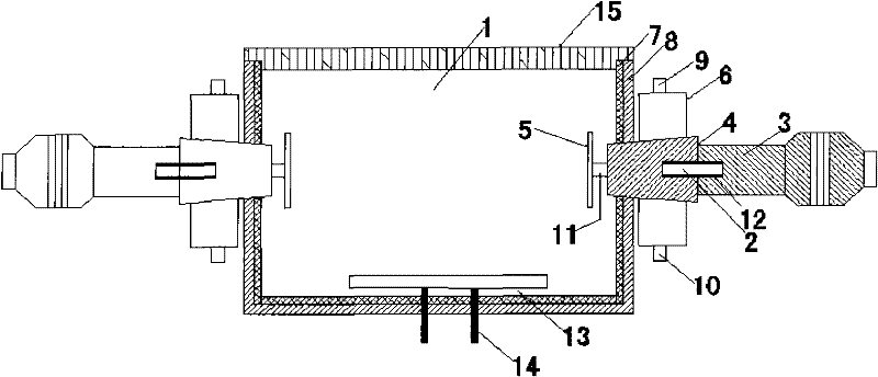 Piezoelectric ultrasonic salt-bath heating nitriding device