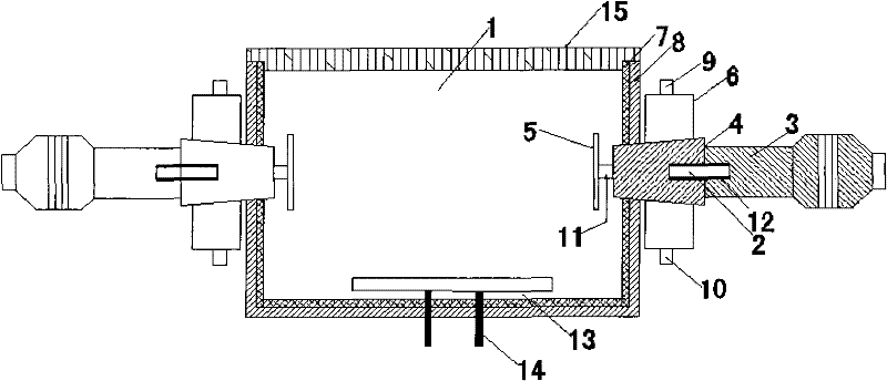 Piezoelectric ultrasonic salt-bath heating nitriding device