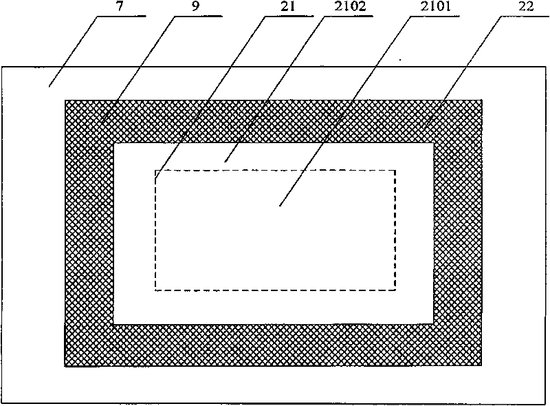 Etching substrates mounted with gas wall