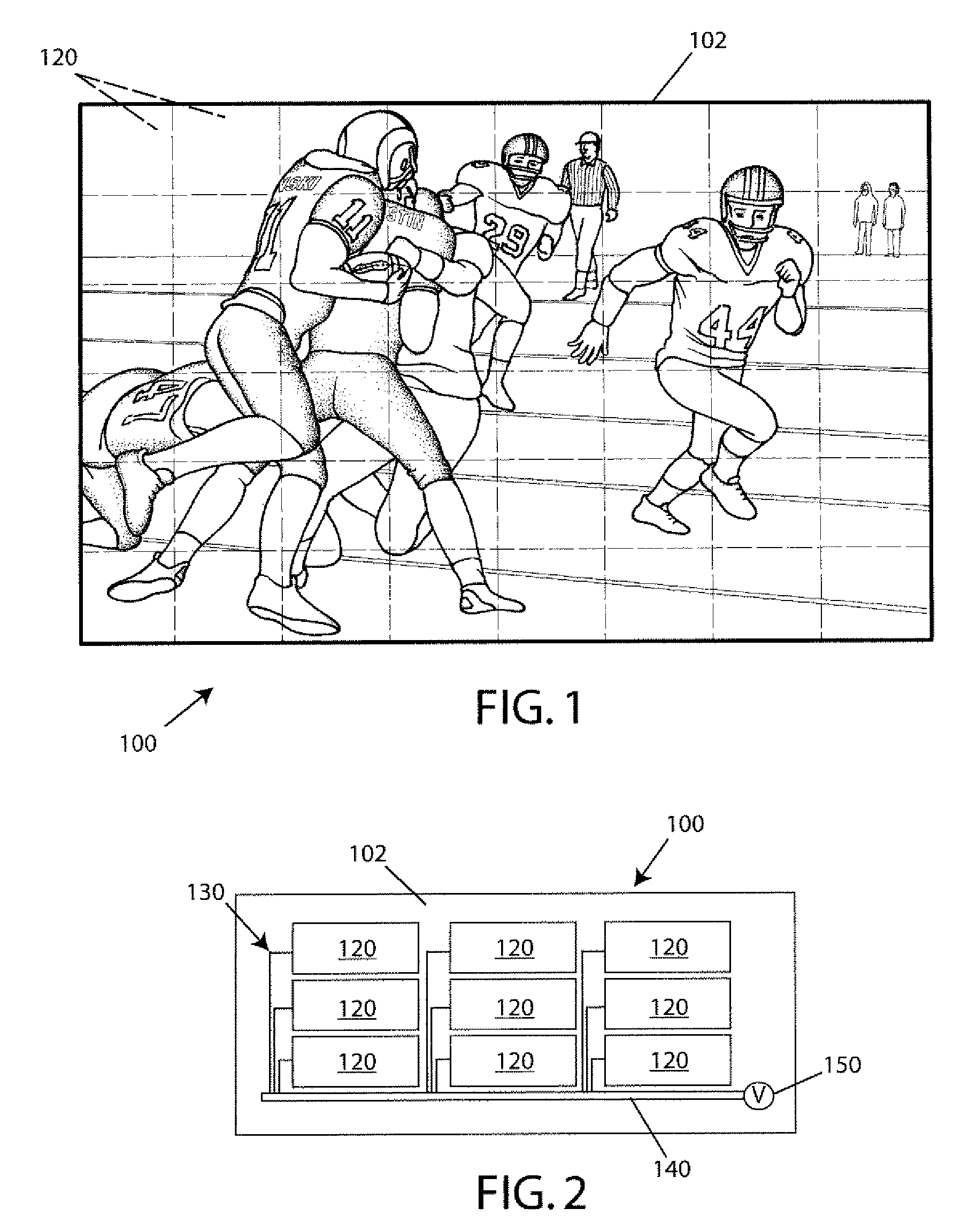 Voltage Partitioned Display