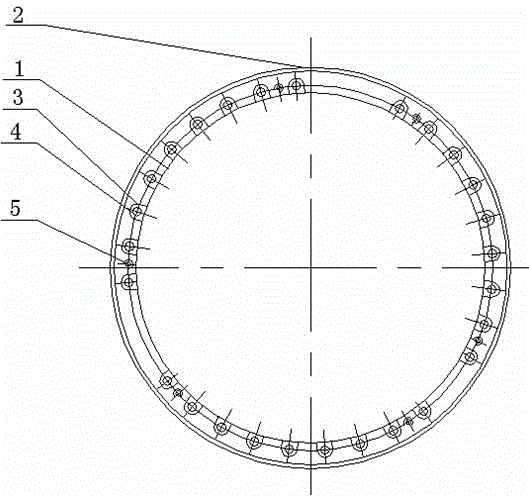 Method for improving sheet annular titanium alloy gear part machining precision