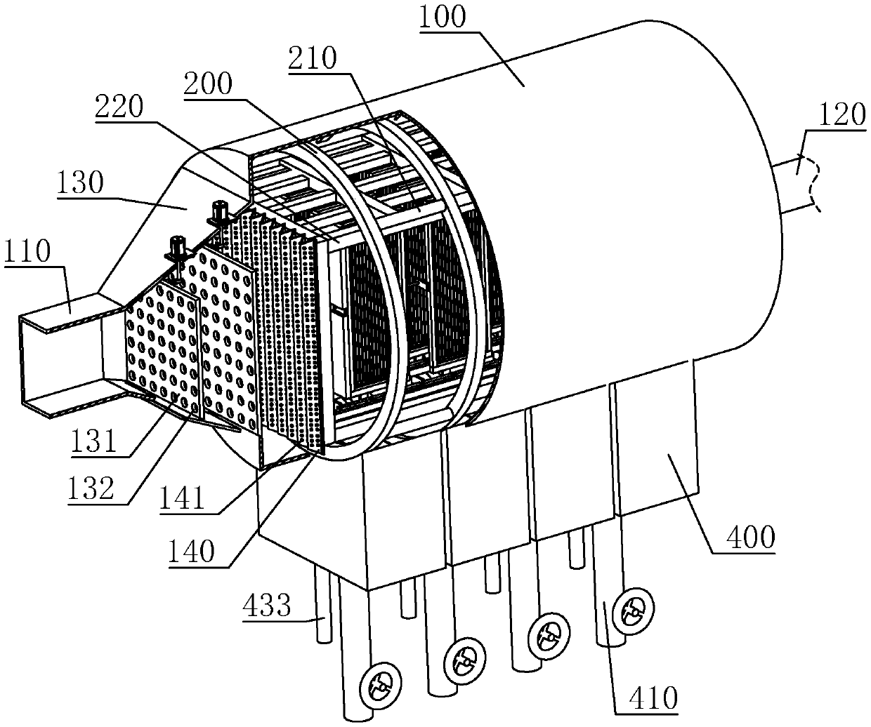 Coulomb electrostatic precipitator