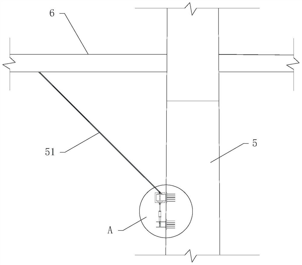 Damping vibration attenuation device for controlling vortex-induced vibration of large-span bridge girder