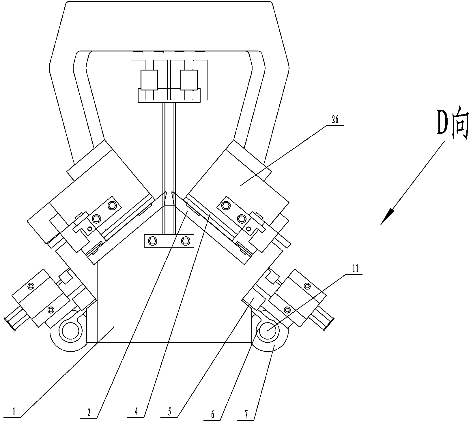 Flat knitting machine