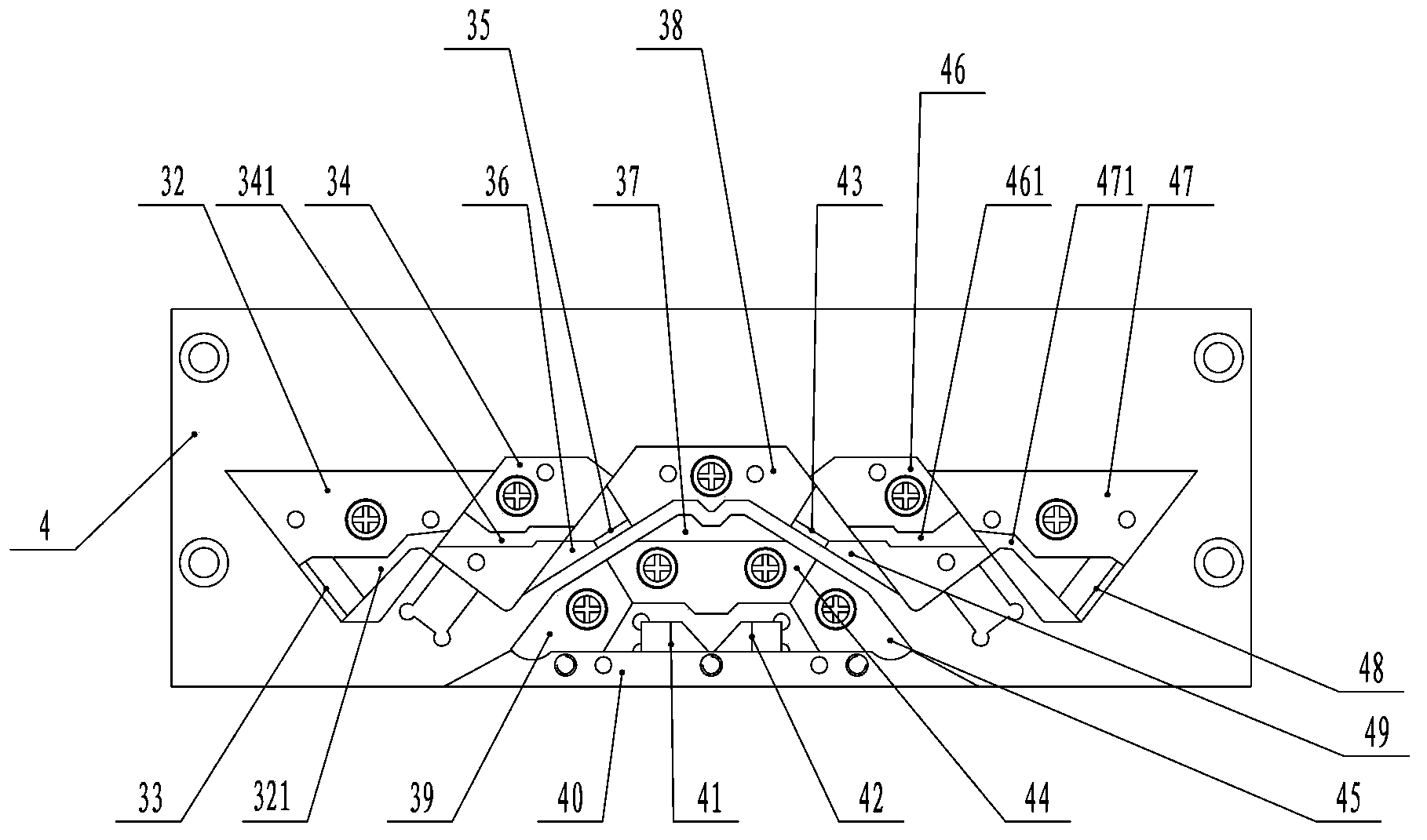 Flat knitting machine