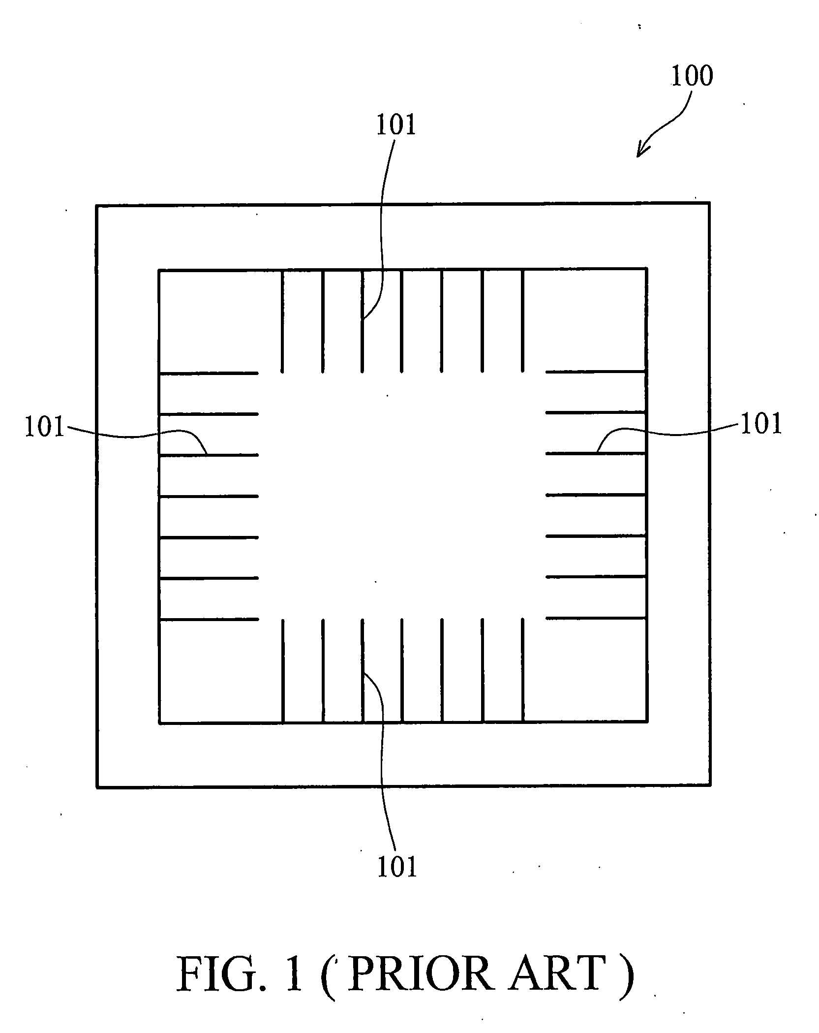 Ultra-fine pitch probe card structure