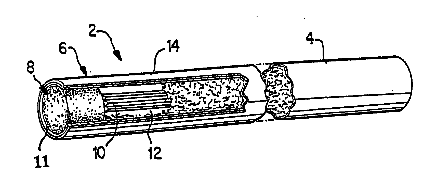 Smoking articles and filters with carbon-coated molecular sieve sorbent