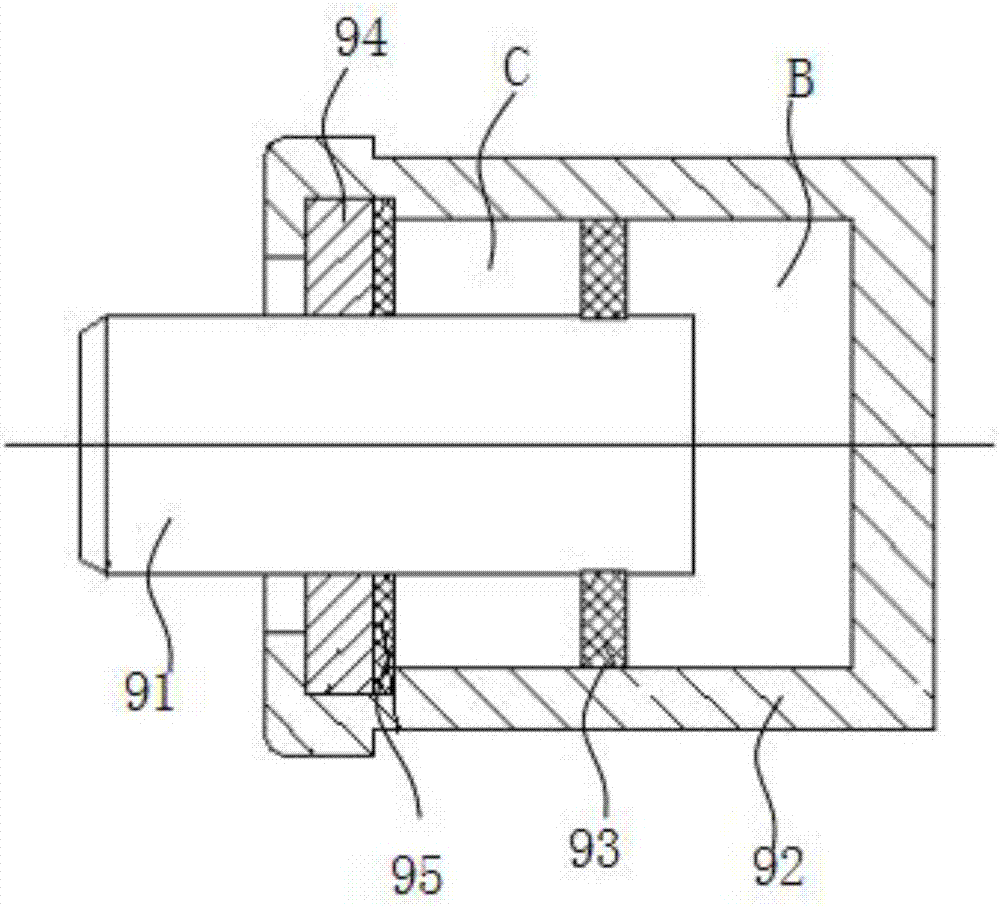 Steering gear gap adjustment mechanism