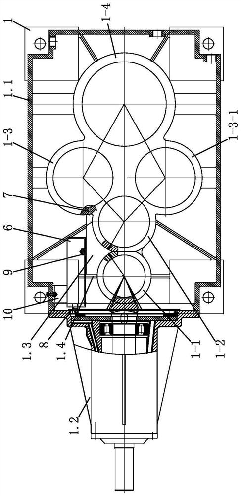 Self-lubricating speed reducer