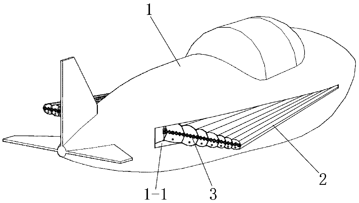 An inflatable hang gliding drone