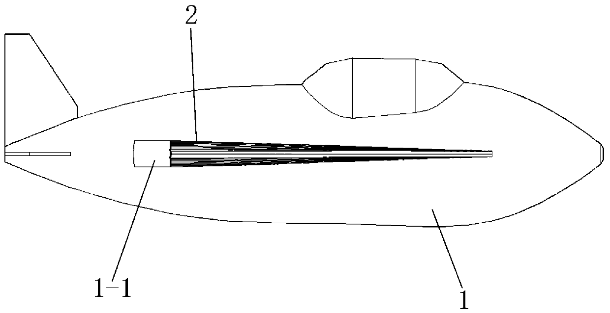 An inflatable hang gliding drone